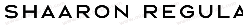 Shaaron Regular字体转换